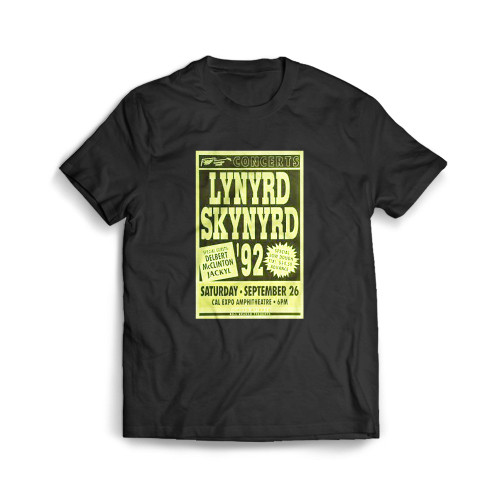 Lynyrd Skynyrd Vintage Concert (2)  Mens T-Shirt Tee