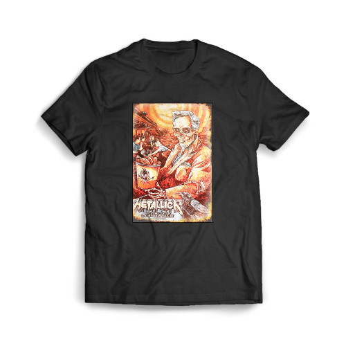 Metallica Kfc Colonel Sanders Concert  Mens T-Shirt Tee