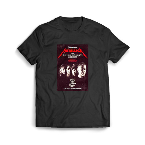 Metallica The Helping Hands Concert  Mens T-Shirt Tee