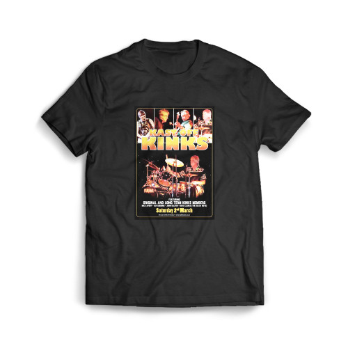 Mick Avory'S Kast Off Kinks At Half Moon  Mens T-Shirt Tee