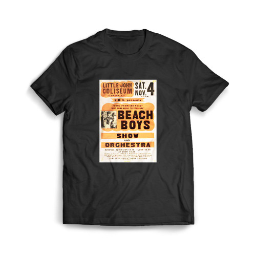 Rare Beach Boys Boxing Style 1972 Concert  Mens T-Shirt Tee