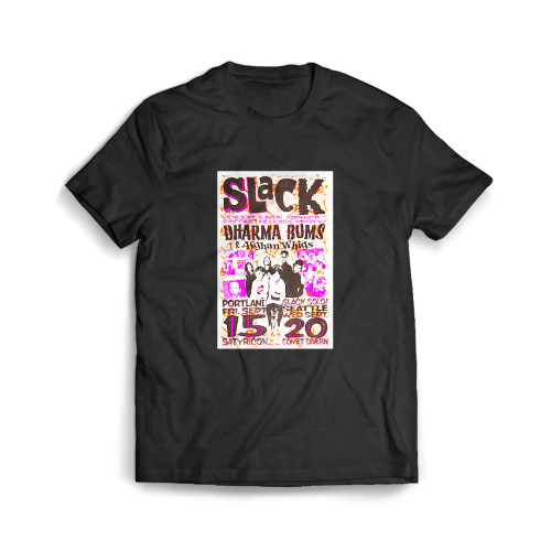 Slack Afghan Whigs 1989 Portland Seattle Concert  Mens T-Shirt Tee