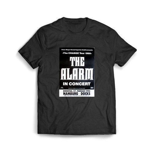 The Alarm 1990 Plakat In Concert The Change Tour  Mens T-Shirt Tee