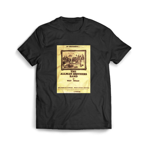 The Allman Brothers Band 1971 Dayton  Mens T-Shirt Tee