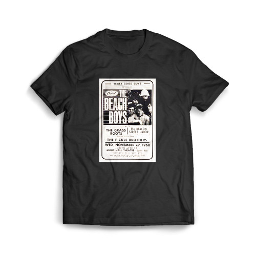 The Beach Boys 1968 Boston Concert .  Mens T-Shirt Tee