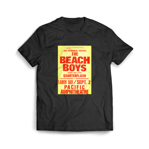 The Beach Boys Quarter Flash Concert  Mens T-Shirt Tee