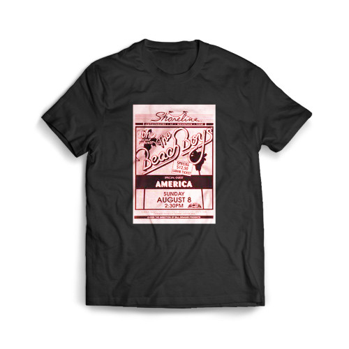 The Beach Boys Vintage Concert  Mens T-Shirt Tee