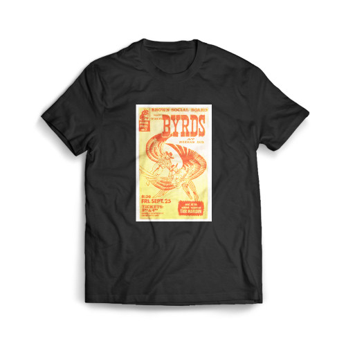 The Byrds 1970 Meehan Auditorium Original Concert  Mens T-Shirt Tee