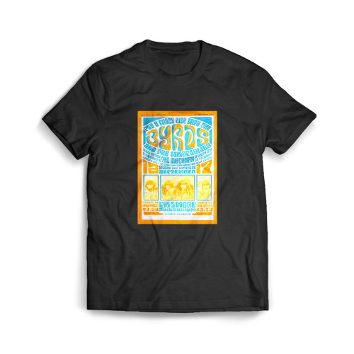 The Byrds Vintage Concert  Mens T-Shirt Tee