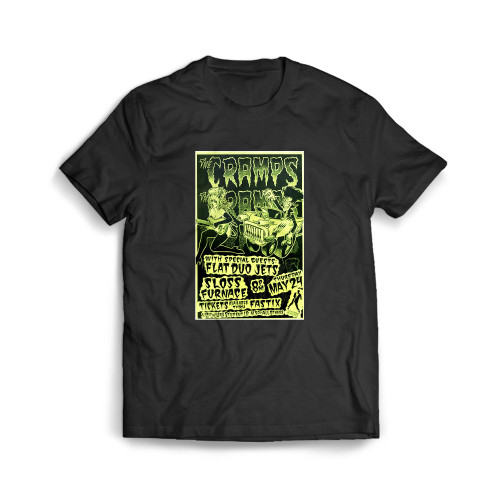 The Cramps And Flat Duo Jets At The Sloss Furnace  Mens T-Shirt Tee