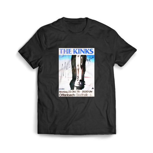 The Kinks Live In Offenbach  Mens T-Shirt Tee