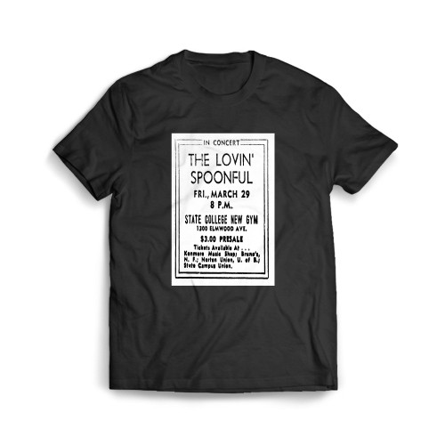 The Lovin Spoonful Concert 1  Mens T-Shirt Tee