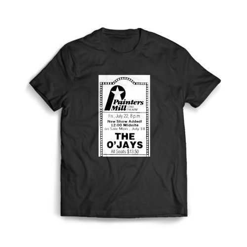 The O'Jays Concert And Tour History  Mens T-Shirt Tee