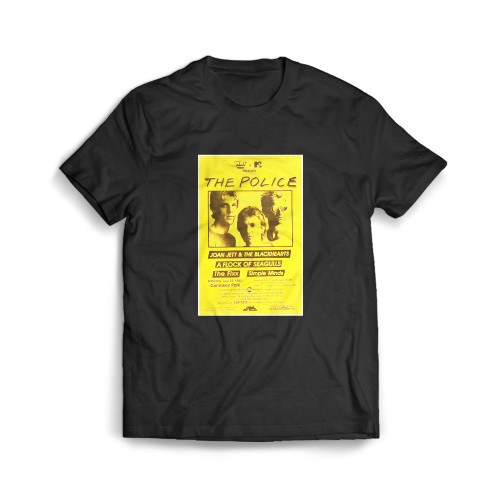 The Police Joan Jett And The Blackhearts  Mens T-Shirt Tee