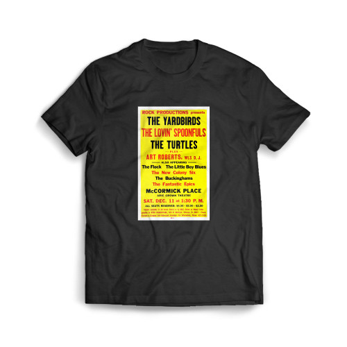 The Yardbirds Arie Crown Theatre Value  Mens T-Shirt Tee