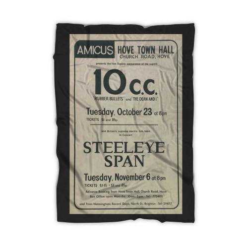 10 C.C. Steeleye Span Original Concert  Blanket