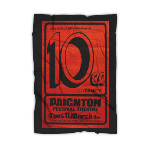 10Cc 10Cc Paignton Concert 1975 '1975  Blanket