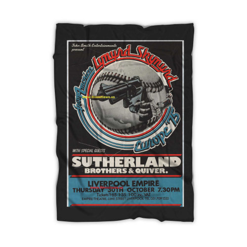 1975 European Tour Of Lynyrd Skynyrd  Blanket