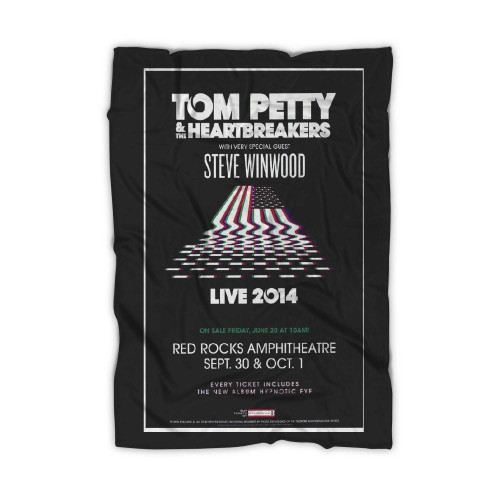 2014 Tom Petty & The Heartbreaker With Steve Winwood Red Rocks  Blanket
