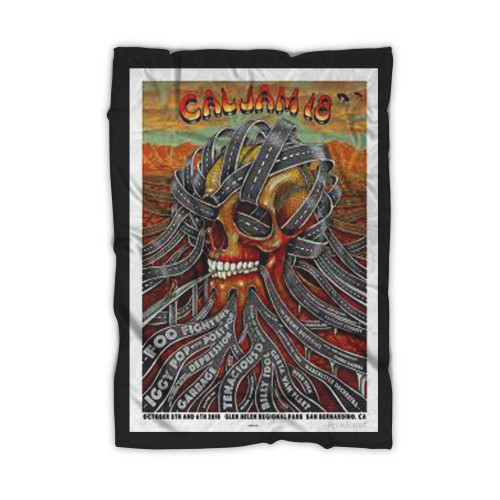 2018 Cal Jam Limited Edition Concert  Blanket