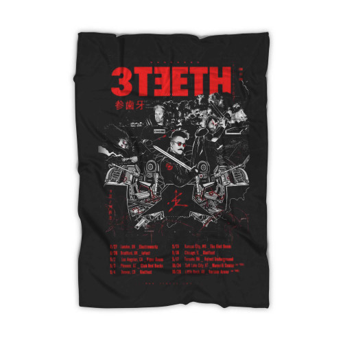 3Teeth 2016 Tour  Blanket