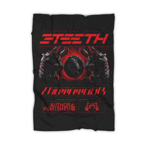 3Teeth Metatour 2019 Summer Tour  Blanket