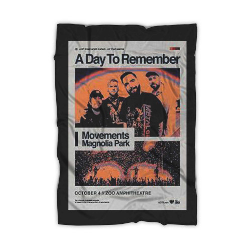 A Day To Remember Movements 2022 Concert  Blanket