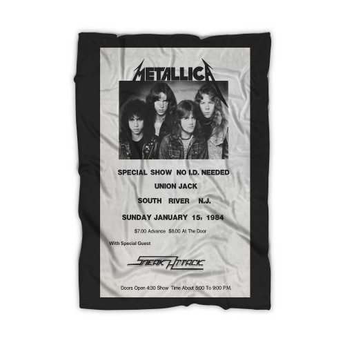 A Metallica Union Jack Concert  Blanket