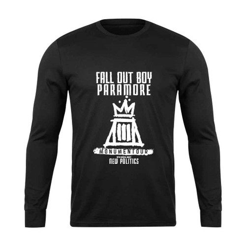 Fall Out Boy Paramore Monumentour Long Sleeve T-Shirt