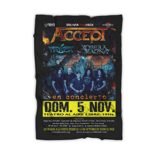 Accept The Rise Of Chaos Tour Live In Bolivia  Blanket