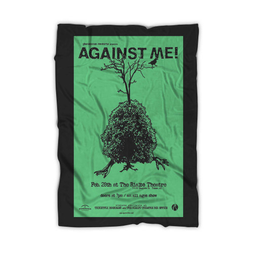 Against Me 2017 Tucson Concert Tour  Blanket