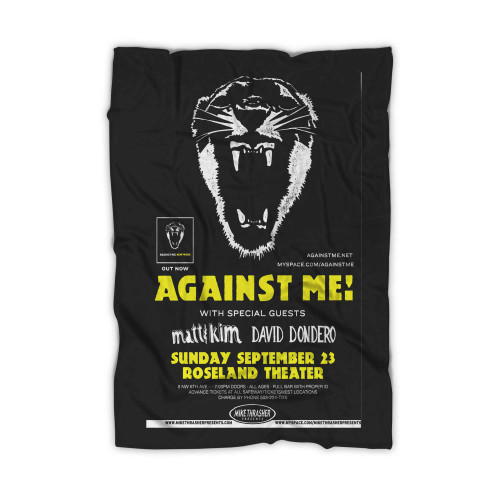 Against Me  Concert  Blanket