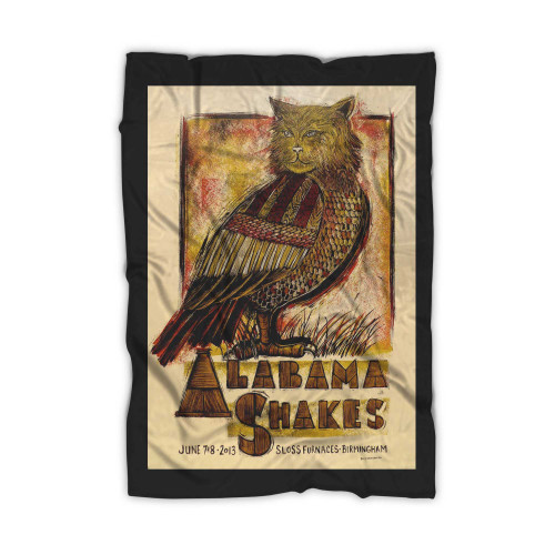 Alabama Shakes Sloss Furnaces 2013 Birminghan Tour  Blanket