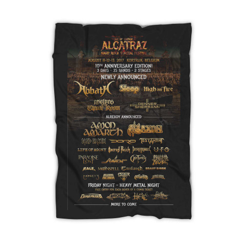 Alcatraz Metal Fest  Blanket