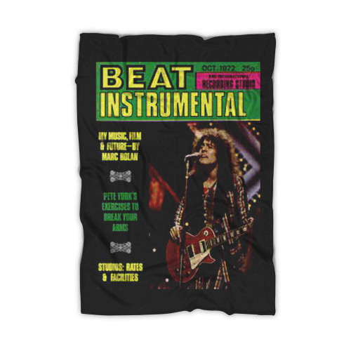 Beat Instrumental Magazine No 113 October 1972 Caravan Roxy Music Peter York Jon Anderson T Rex  Blanket