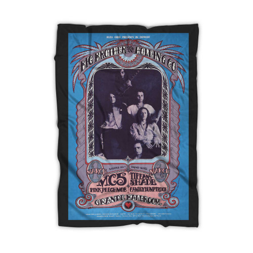 Big Brother And The Holding Co Mc5 Grande Ballroom Concert  Blanket