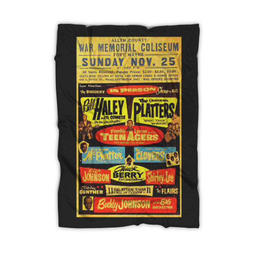 Bill Haley The Platters Concert  Blanket