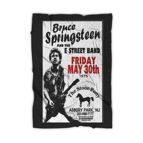 Bruce Springsteen 1975 The Stone Pony Gig Asbury Park Nj  Blanket