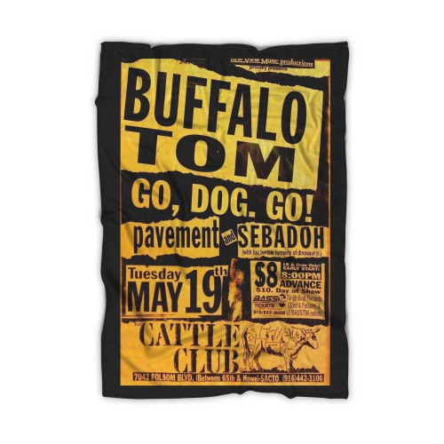 Buffalo Tom Go Dog Go Sebadoh Pavement At Cattle Club Sacramento California United States  Blanket