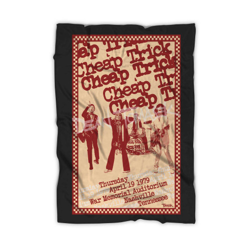 Cheap Trick Concert  Blanket