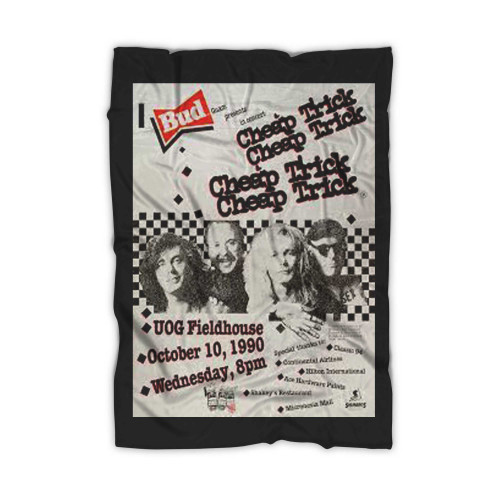 Cheap Trick Vintage Concert  Blanket