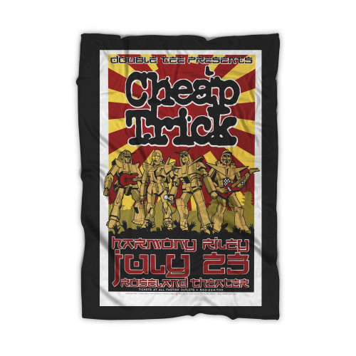 Cheap Trick Vintage Concert S  Blanket