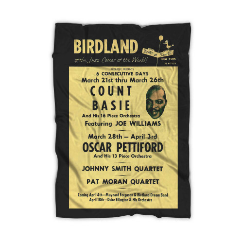 Count Basie Vintage Concert  Blanket