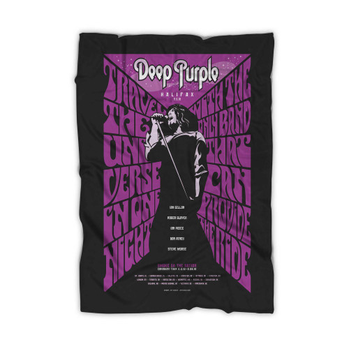 Deep Purple Halifax  Blanket