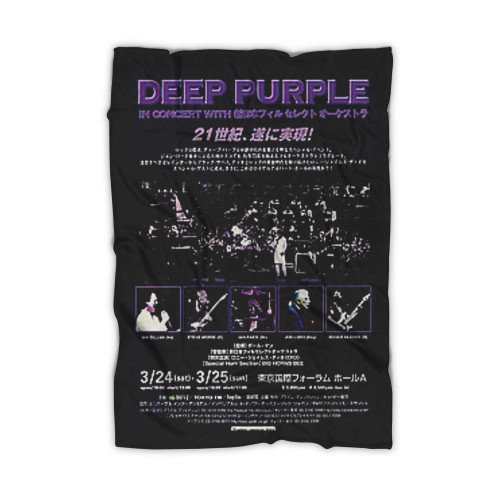 Deep Purple In Concert With Japanese  Blanket