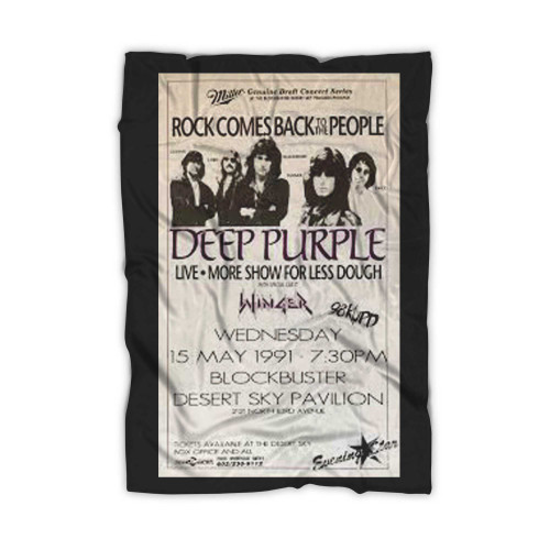 Deep Purple Promotional Concert 1991  Blanket