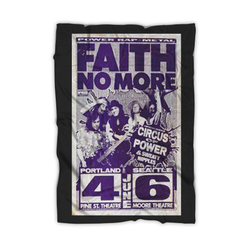 Faith No More Portland And Seattle Concert  Blanket