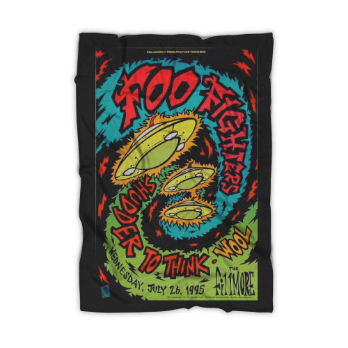 Foo Fighters Vintage Concert  Blanket