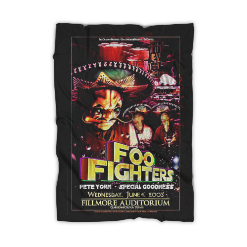 Foo Fighters Vintage Concert 1  Blanket