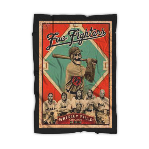 Foo Fighters Wrigley Field Chicago Concert  Blanket